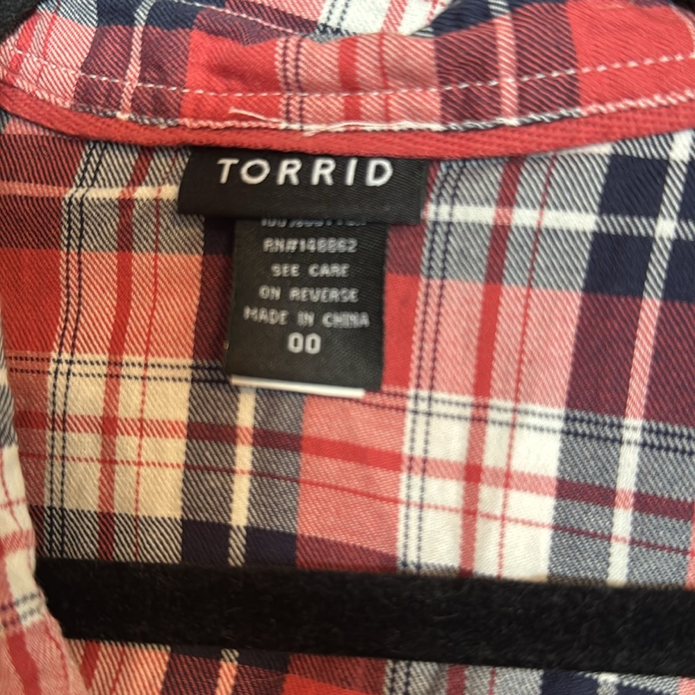 Plaid button down - Picture 2 of 4